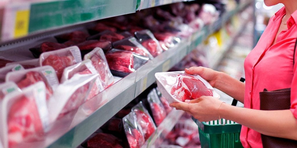 Açougue utilizando o sistema Gálago com balança integrada